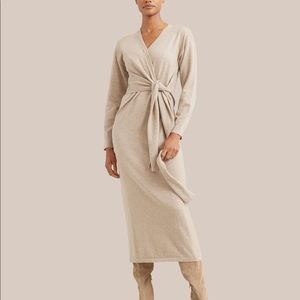 Modern Citizen Lenese Front-Wrap Midi Dress
